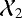 Mathematical equation: $\mathcal{X}_2$