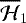 Mathematical equation: $\overline{\mathcal{H}}_1$