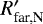 Mathematical equation: $R_{\textrm{far,N}}'$