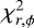 Mathematical equation: $\chi^2_{r,\phi}$