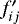 Mathematical equation: $f_{ij}'$