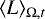 Mathematical equation: $\langle L \rangle_{\Omega,t}$