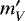 Mathematical equation: $m_{V}^{\prime}$