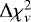 Mathematical equation: $\Delta \chi_{\nu}^2$