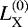 Mathematical equation: $L^{(0)}_{\textrm{X}}$