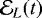 Mathematical equation: $\mathcal{E}_L(t)$