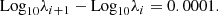 $$ \begin{aligned} \mathrm{Log}_{10}\lambda _{i+1} - \mathrm{Log}_{10}\lambda _{i} = 0.0001. \end{aligned} $$
