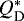 $Q_{\textrm{D}}^*$
