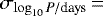 Mathematical equation: $\sigma_{\log_{10} P/\textrm{days}}\,{=}$
