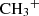 $ {\rm{C}}{{\rm{H}}_{\rm{3}}}^ + $