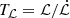 $ {{T}}_\mathcal{L}=\mathcal{L}/\dot{\mathcal{L}} $