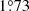 $ 1{{\overset{\circ}{.}}}73 $
