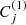 $ C_j^{(1)} $