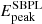 $ E_{\mathrm{peak}}^{\mathrm{SBPL}} $