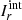 $ {I}^{\mathrm{int}}_{r} $