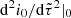 $ {\mathrm{d}^2 i_0}/{\mathrm{d} \tilde\tau ^2}|_0 $