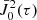 $ \bar J^2_0(\tau) $