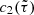 $ c_2(\tilde\tau) $