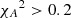 $ {\chi_A}^2 > 0.2 $
