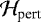 ${\mathcal H}_{\textrm{pert}}$