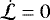 $\dot{\mathcal L}=0$