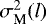 Mathematical equation: $\sigma^2_{\textrm{M}}(l)$