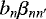 Mathematical equation: $b_{n}\beta_{nn^{\prime}}$