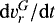 Mathematical equation: $ \mathrm{d}v^G_r/\mathrm{d}t$