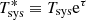 Mathematical equation: $ T_\mathrm{sys}^{*} \equiv T_\mathrm{sys} {\rm e}^{\tau} $
