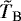 Mathematical equation: $\tilde{T}_{\textrm{B}}$
