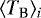 Mathematical equation: $\langle T_{\textrm{B}} \rangle_i$