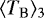 Mathematical equation: $\langle T_{\textrm{B}} \rangle_3$