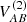 $ V_{AB}^{(2)} $