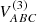 $ V_{ABC}^{(3)} $