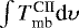 Mathematical equation: $\int T^{\textrm{CII}}_{\textrm{mb}} \textrm{d}\upsilon$
