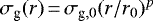 Mathematical equation: $\sigma_{\textrm{g}}(r)\,{=}\,\sigma_{\textrm{g},0}(r/r_0)^{p}$