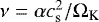 Mathematical equation: $\nu = \alpha c_{\textrm{s}}^2/\Omega_{\textrm{K}}$