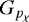 Mathematical equation: $G_{p_{\chi}}$