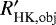 Mathematical equation: $R'_{\textrm{HK,obj}}$