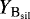 Mathematical equation: $Y_{\textrm{B}_{\textrm{sil}}}$