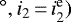 Mathematical equation: $^{\circ},i_2\,{=}\,i^{\text{e}}_2)$