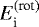 Mathematical equation: $E^{(\textrm{rot})}_{\textrm{i}}$
