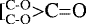 Mathematical equation: $[^{\textrm{C-O}}_{\textrm{C-O}}{>}\textrm{C}{=}\textrm{O}$