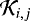 Mathematical equation: $\mathcal{K}_{i,j}$