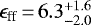 Mathematical equation: $\epsilon_{\textrm{ff}}\,{=}\,6.3_{-2.0}^{+1.6}$