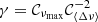 Mathematical equation: $ \gamma = {{\cal C}_{{\nu _{{\rm{max}}}}}}{\cal C}_{\langle \Delta \nu \rangle }^{ - 2} $