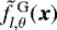 Mathematical equation: $\tilde{f}^{\textrm{~G}}_{l,\theta}(\boldsymbol{x})$