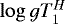 Mathematical equation: $\log gT_1^H$
