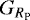 Mathematical equation: $G_{R_{\textrm{P}}}$