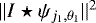 Mathematical equation: $|| I \star \psi_{j_1,\theta_1}||^2$